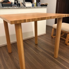 9月28日29日最終お値下げ！　無印良品　ダイニングテーブルの画像