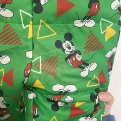 【95サイズ】ベビー　スキーウェア　ミッキー　グリーンの画像