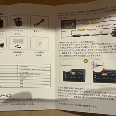 【新品未使用】バックカメラ　12V車用  駐車ガイドラインあり　AHD 720Pの画像
