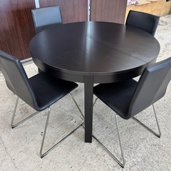 IKEA円形ダイニングテーブル IKEA／イケア／ダイニングテーブルセット／丸テーブル | 宇都宮