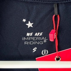 【未使用】インペリアルライディング IMPERIAL RIDING ジップ ストレッチ ライディング シャツ ロングスリーブ S ネイビー KL35318001 レディース 乗馬 馬術の画像