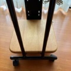 炊飯器ラック木製（キャスター付）の画像