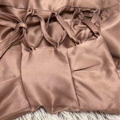 【超美品】ボレロ付きサテンドレスSの画像