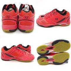【未使用】FZ FORZA フォーザ SHARCH M メッシュ ハイパフォーマンス バドミントンシューズ 25.5cm ポピーレッド FZ302952の画像
