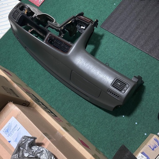 ハンドル 下部 エアコン メーター 灰皿 パネル付 ダッシュボード 内装 チェイサー jzx100 gx100 トヨタ　センターコンソ