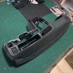 ハンドル 下部 エアコン メーター 灰皿 パネル付 ダッシュボード 内装 チェイサー jzx100 gx100 トヨタ　センターコンソールの画像