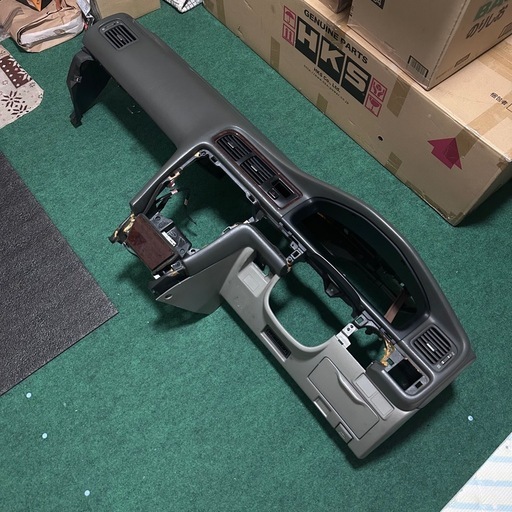 ハンドル 下部 エアコン メーター 灰皿 パネル付 ダッシュボード 内装 チェイサー jzx100 gx100 トヨタ　センターコンソ