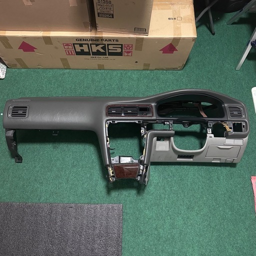 ハンドル 下部 エアコン メーター 灰皿 パネル付 ダッシュボード 内装 チェイサー jzx100 gx100 トヨタ　センターコンソール