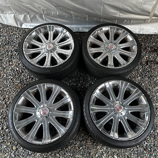 マルチPCD CRIMSON JAPAN MYRTLE 20インチ 8.5j 9.5j +32 PCD114.3 pcd112 245/35 r20