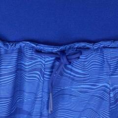 【未使用】アディダス 7分丈 ストレッチ パンツ L ブルー DJ2965 レディース ADIDAS スポーツウェアの画像