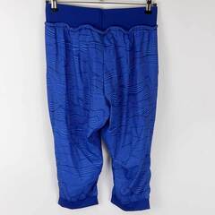 【未使用】アディダス 7分丈 ストレッチ パンツ L ブルー DJ2965 レディース ADIDAS スポーツウェアの画像