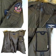 AVIREX アヴィレックス F-14 TOMCAT TOP GUN トップガン フライト ジャケット S カーキ 6202053 メンズの画像