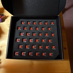 ※セット販売品　二つ合わせて4500円！！‼️ロジクールG PRO Xキーボード用キースイッチ　
赤軸の画像