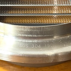 (お取引中)新品未使用 ステンレス製　フード付き 丸型 ガラリ　SUS 304 150 換気口の画像