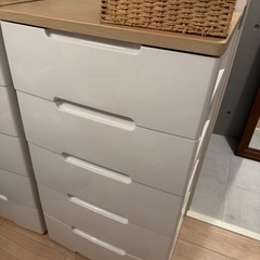 キャビネット　衣類収納あげます。の画像