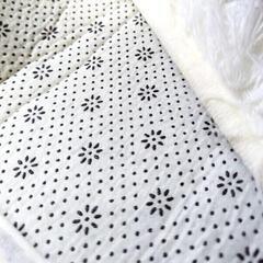 再8【1畳】絨毯 カーペット シャギーラグ 【アイボリー】 ラグマット Beddiny ホットカーペット対応の画像