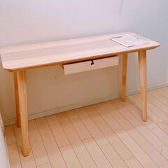 🎁注目商品🎁全体として美品ランクの無垢材🌳細長いテーブル😍定価2...