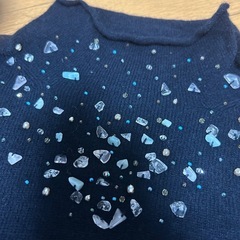 レディース　セーター3枚セット　ビジュー付きモチーフ付きの画像