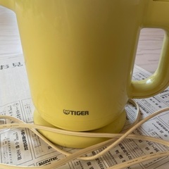 ※22時に削除します※タイガー電気ケトルの画像
