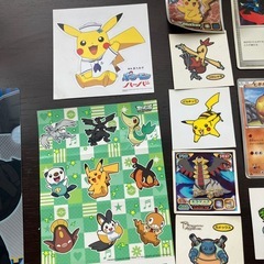ポケモンシール，カード，ミニクリアファイルセットの画像