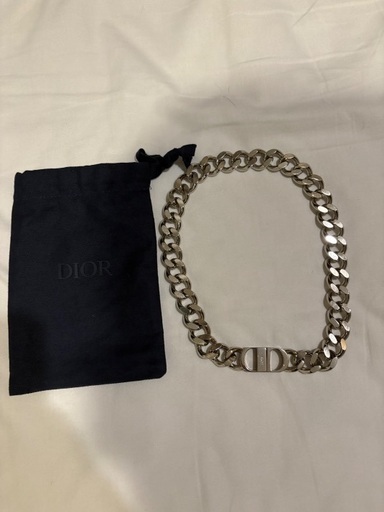 Dior チェーンリンクネックレス真鍮