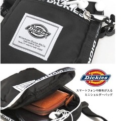 Dickies バッグ ロゴジップ ショルダーバッグ の画像