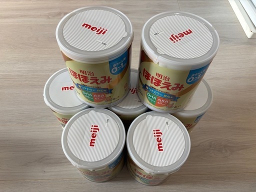 明治ほほえみ 未開封800g粉ミルク 7缶