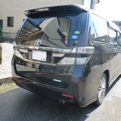 ベルファイヤーハイグレード黒ワンオーナー25年式個人修復無しタイヤ新品車検R８年６月の画像