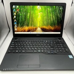 ノートパソコン/黒/美品/i7/16GB/SSD512GB/Office/富士通
の画像