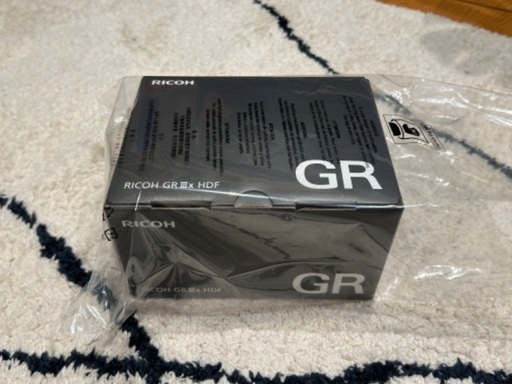 値下げしました【新品未使用】RICOH GR IIIx HDF 2025.09購入3年保証付