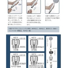 5段階モード　シャワーヘッド の画像