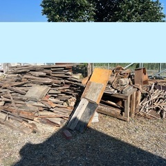★薪用木材★写真のもの全て持っていってくれる方限定の画像