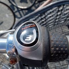 ３段ギア付き　27インチ自転車　カゴはつけられませんの画像