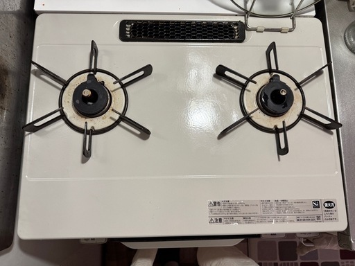 【引渡し予定者決定済】両面焼きグリル付 ガスコンロ