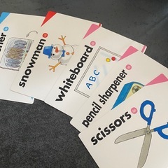 英語　ピクチャーカード大量の画像