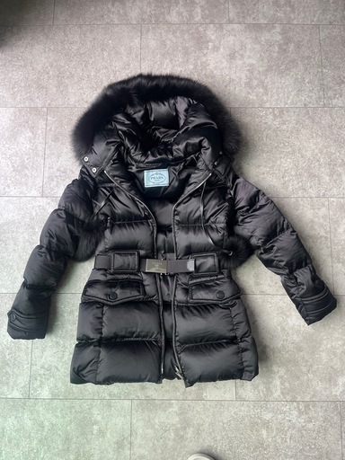 【極美品】サイズ38/PRADA/29Y277/ブラック/ダウンジャケット