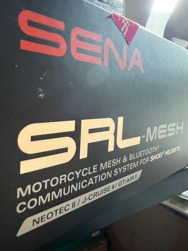 SOLDOUT　2025/4月購入 2回使用 SENA SRL-MESH