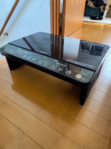 アイリス　IH コンロ　2口　100V 足付　格安で！