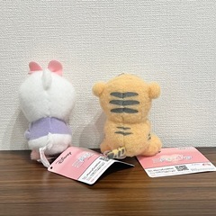 新品未使用 ミルキーボア いちご大好きマスコット 2点セットの画像