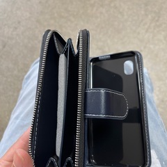 GalaxyA20 SCー02📱ケース財布付き部長ネイビーの画像