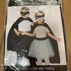 幼児　ハロウィン　マントマスクセット(中古)の画像