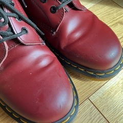 Dr.Martens ドクターマーチン 8ホール ブーツ レッド系の画像