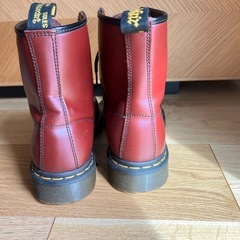 Dr.Martens ドクターマーチン 8ホール ブーツ レッド系の画像
