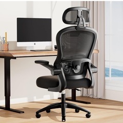 値下げ品　オフィスチェア デスクチェア　ブラック の画像