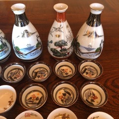 九谷焼　金彩　酒器セット　の画像