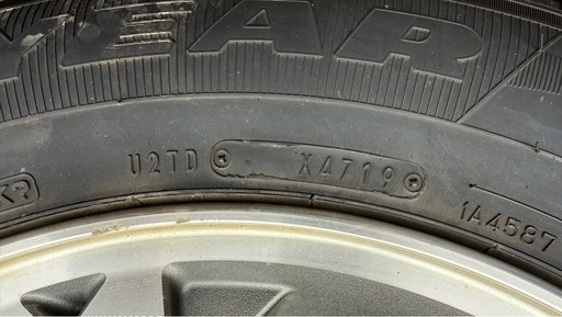 175/80R15バリ溝 スタッドレスタイヤ アルミ 4本セット