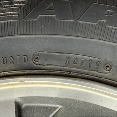 バリ溝 スタッドレスタイヤ パジェロミニ純正アルミ 4本せっとセットの画像