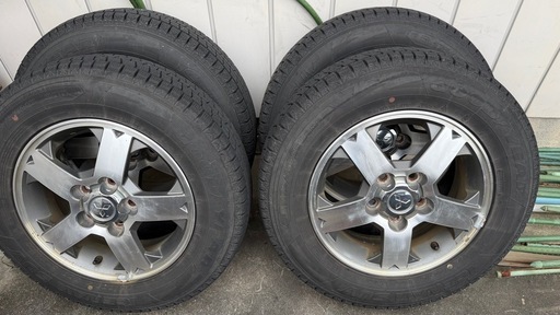 185/80R15バリ溝 スタッドレスタイヤ アルミ 4本セット