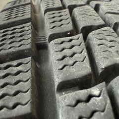 バリ溝 スタッドレスタイヤ パジェロミニ純正アルミ 4本せっとセットの画像