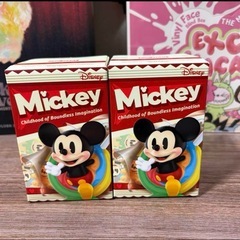 POP MART Mickey Childhood 未開封 正規品 2個セットの画像